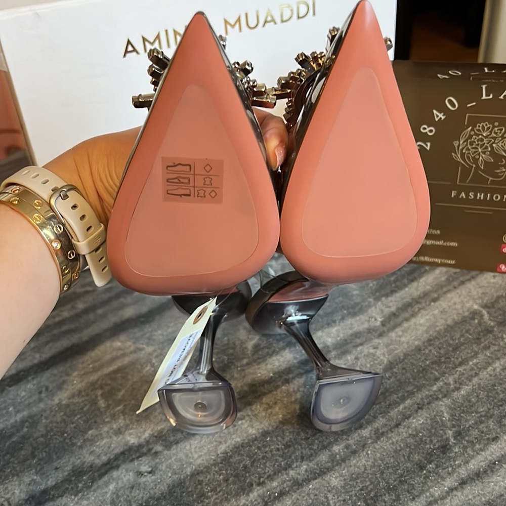 BRAND NEW AMINA MUADDI BEGUM SLING BACK - Picture 5 of 6